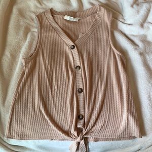 Jolie button up tank from Francesca’s